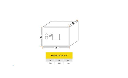 Caja de Seguridad Home 16,3 lts.